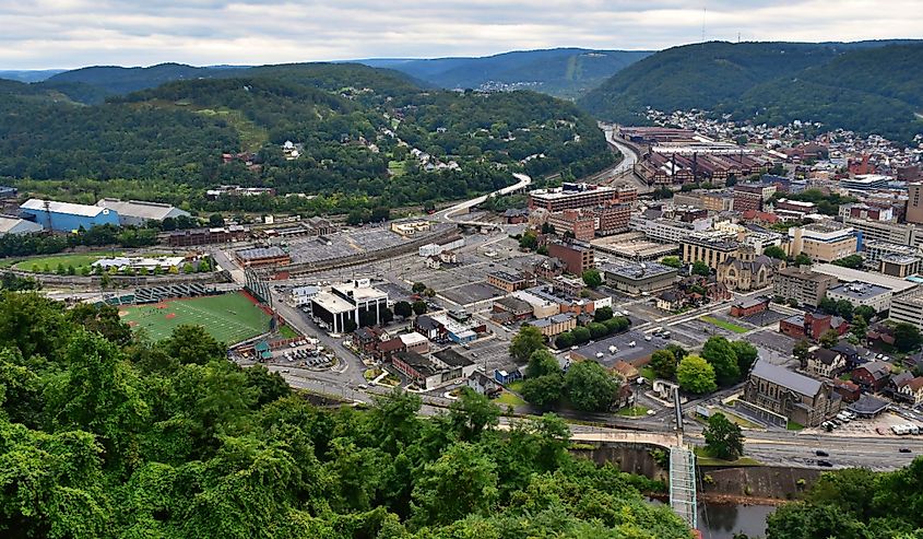A view of downtown Johnstown, Pennsylvania. Image credit Wirestock Creators via Shutterstock