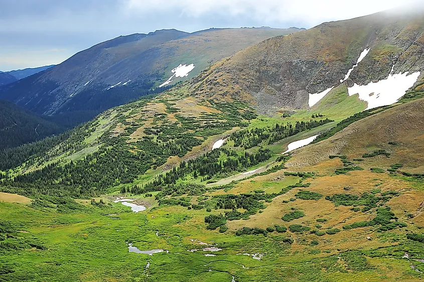 Scenery at Rocky Mountain National Park, Colorado.
