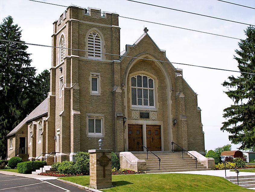 St. Paul's Lutheran Church in Eden, NY.