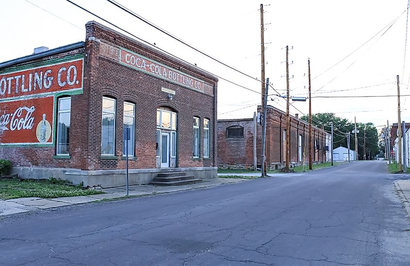 Rustic warehouse in Clinton, Missouri.