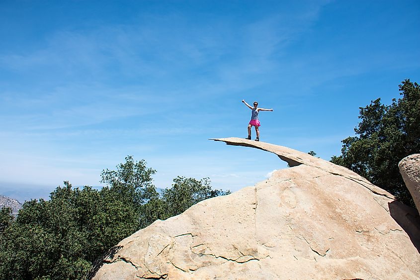 Potato Chip Rock in Ramona, California.