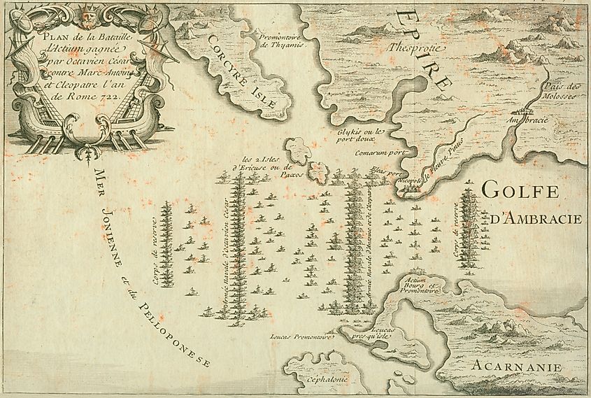 18th-century reconstruction of the Battle of Actium
