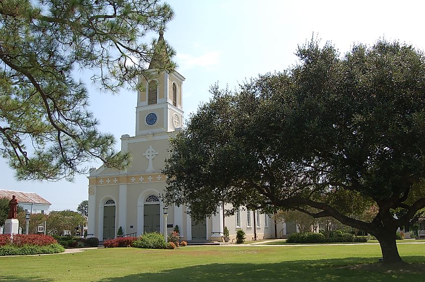 St. Martin of Tours Catholic Church in Saint Martinville, Louisiana.