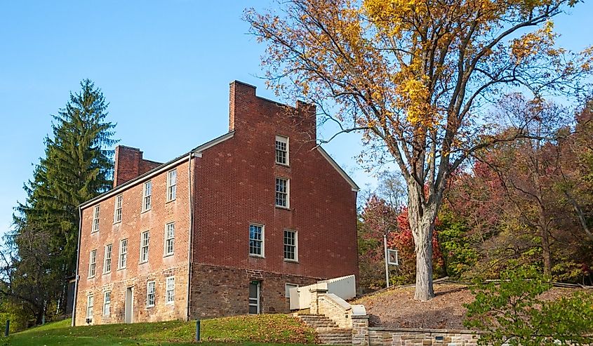 The Fort Necessity National Battlefield in Farmington, Pennsylvania