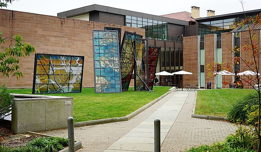 The Princeton University Art Museum in McCormick Hall on the campus of Princeton University.
