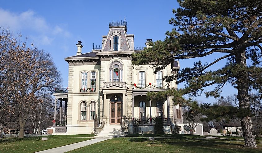 David Davis Mansion in Bloomington, Illinois.
