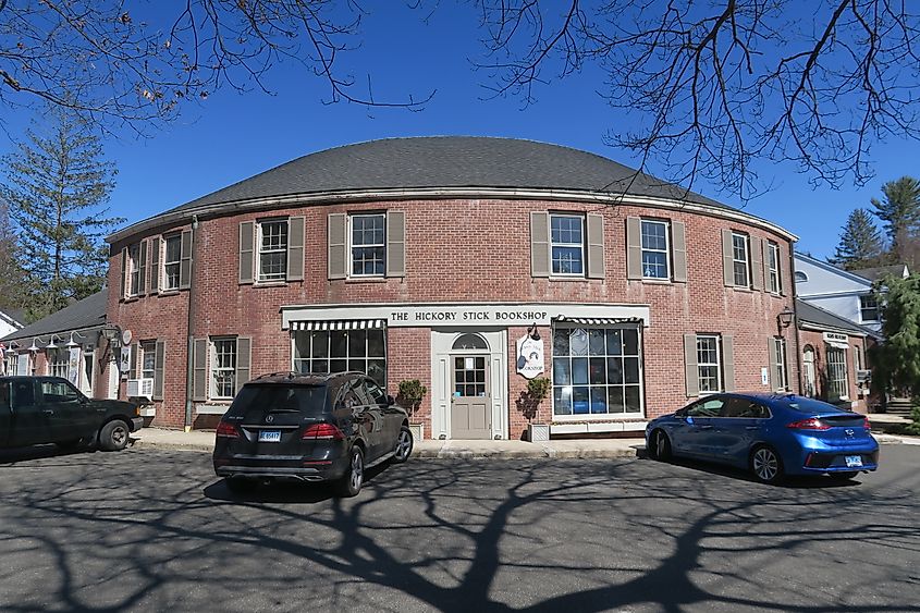 A rustic building in Washington, Connecticut.