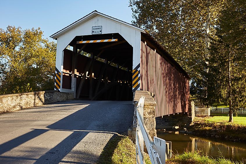 Erb's Mill Covered Bridge, Amish Country, Lititz, Lancaster County, Pennsylvania.