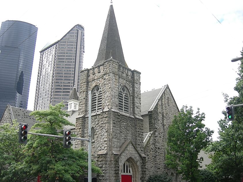 Trinity Parish Church (Episcopal) on First Hill in Seattle, Washington