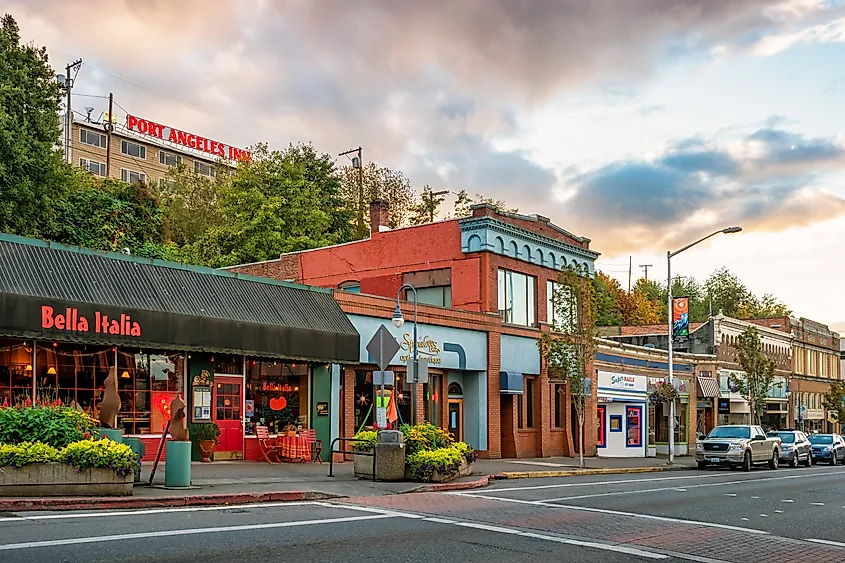 Downtown Port Angeles, Washington