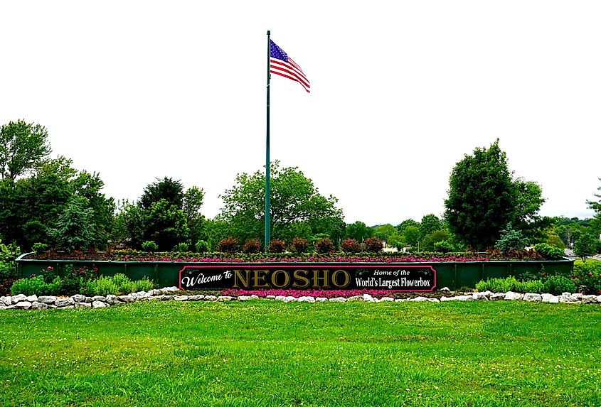 World's Largest Flower Box in Neosho.