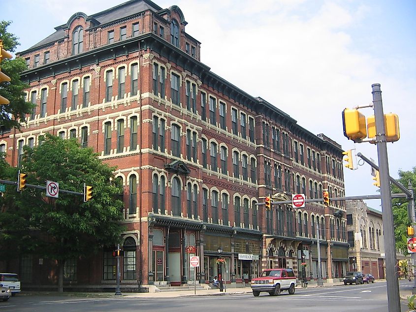 Weightman Block in Williamsport, Pennsylvania.