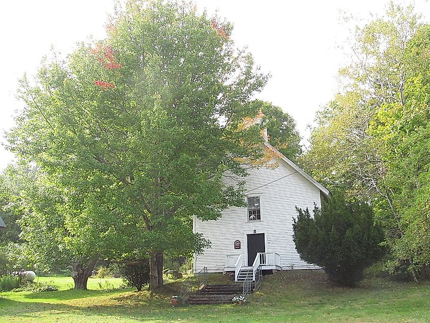 The Sorrento Community Church in Sorrento, Maine