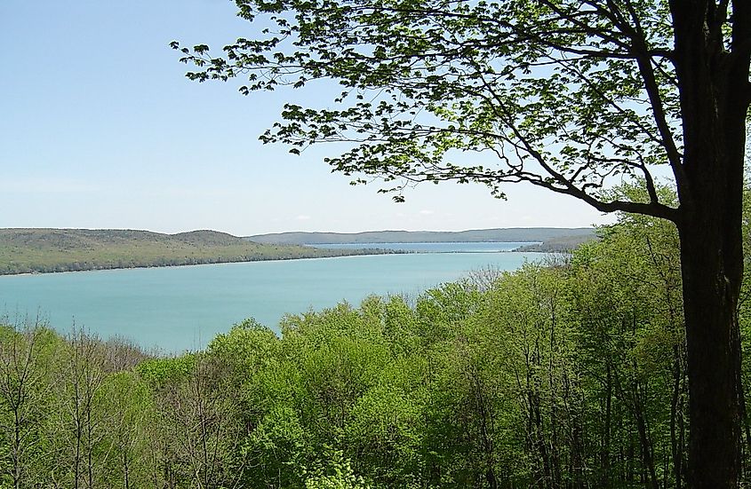 Big Glen Lake and Little Glen Lake - Sleeping Bear Dunes, Michigan