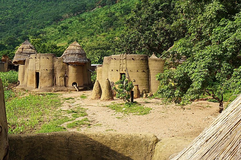 Landscape of Tamberma in Togo is part of the UNESCO world heritage.