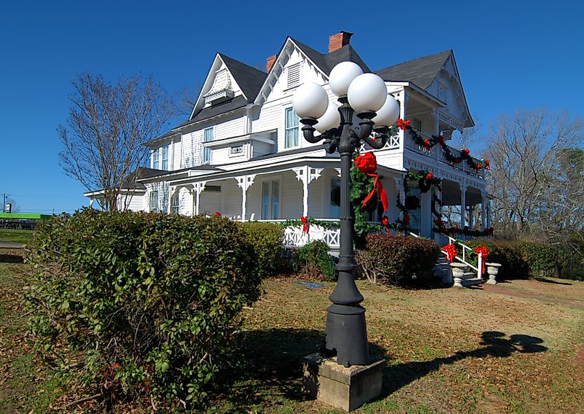 Butler-Harris Rainwater House in Childersburg, Alabama.