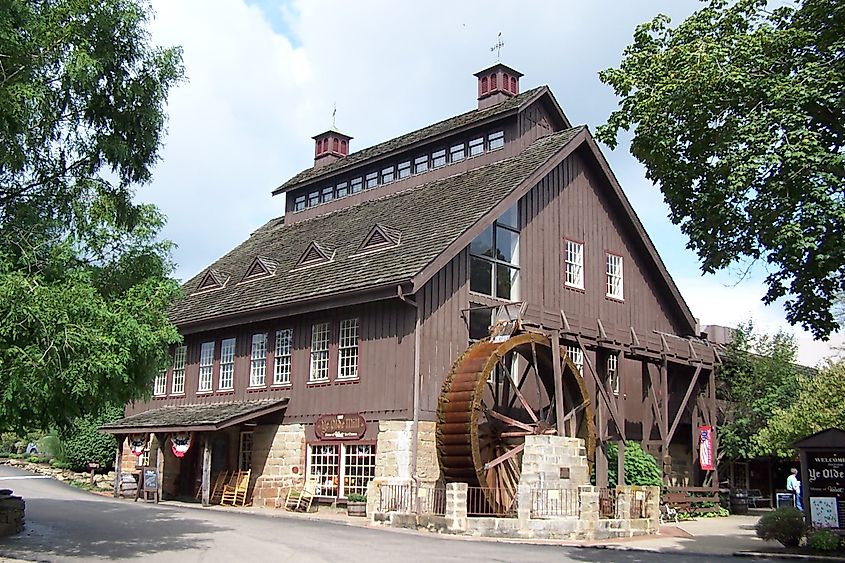 A historic mill in Utica, Ohio