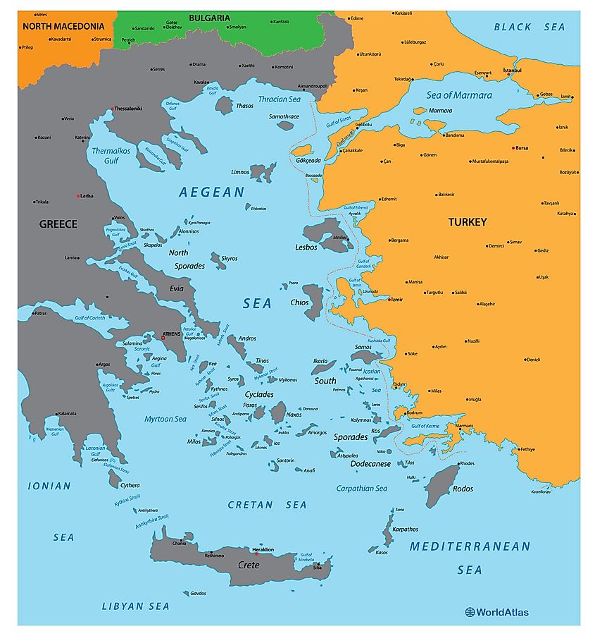 countries of the aegean region