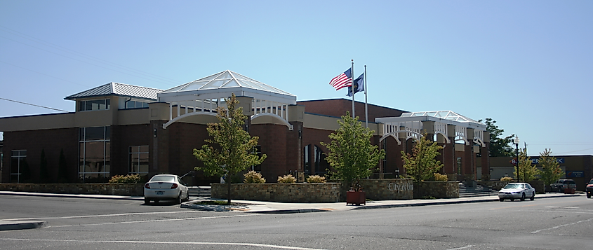 City hall in Umatilla, Oregon