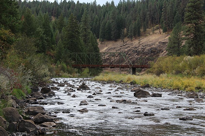 A bridge in Elgin, Oregon.