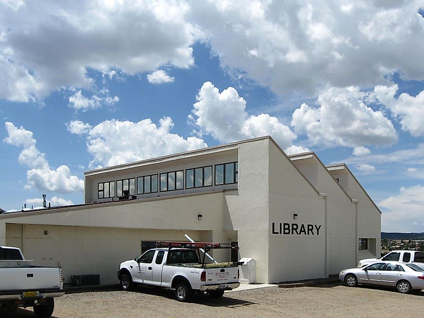 Edgewood, New Mexico Public Library, located at 95 Highway 344 North.