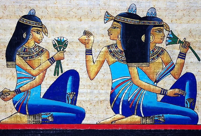 Beautiful Egyptian women.