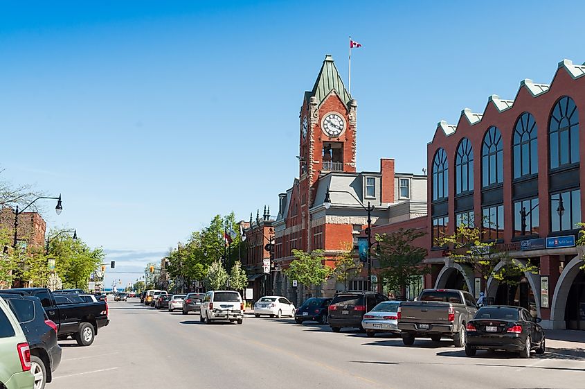 Hurontario Street in Collingwood, Ontario