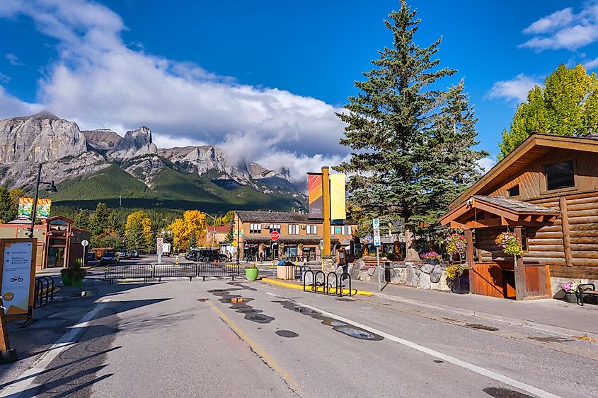 Canmore in the Canadian Rockies