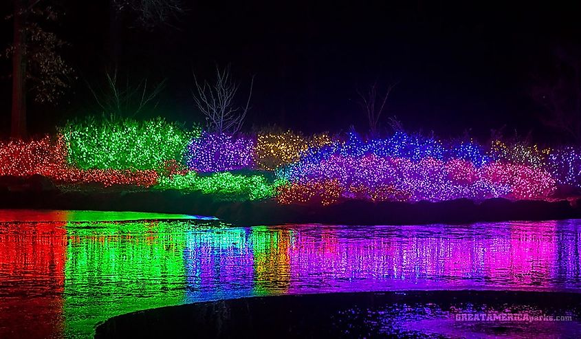  Garden of Lights, Honor Heights Park, Muskogee, Oklahoma.