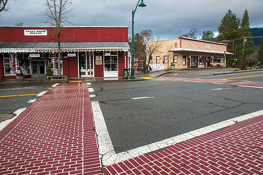 Weaverville, a small town in Trinity County, California