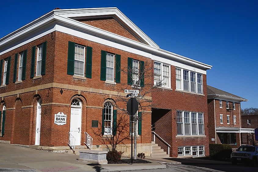 A historic bank in Liberty, Missouri