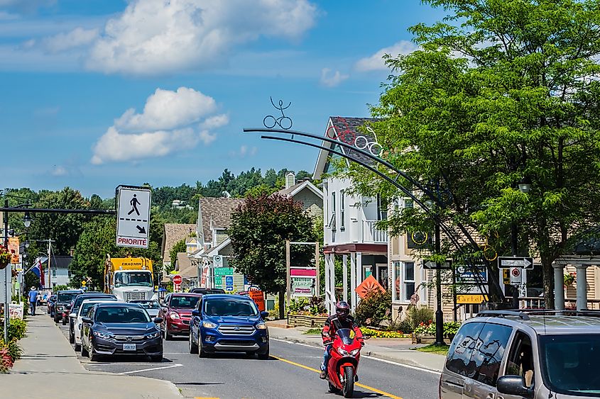 Street view of the village of Sutton