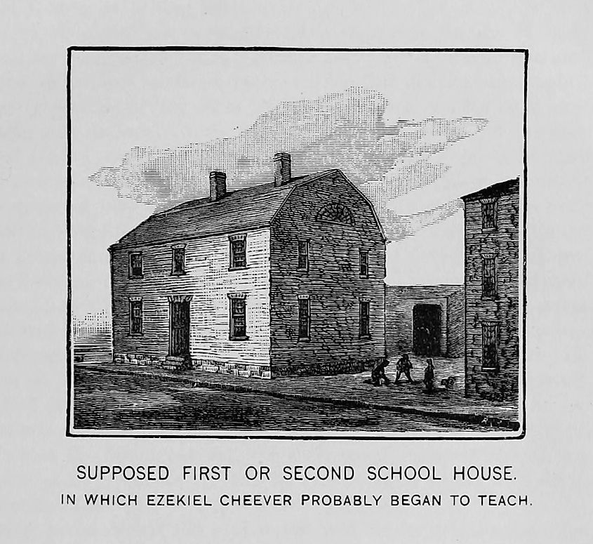 Boston Latin School original building.