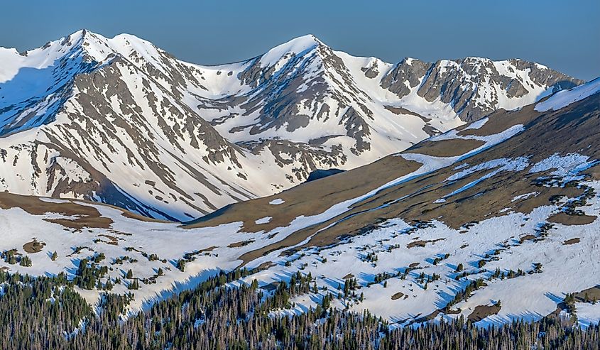 Mountain view from Gore Range Overlook.