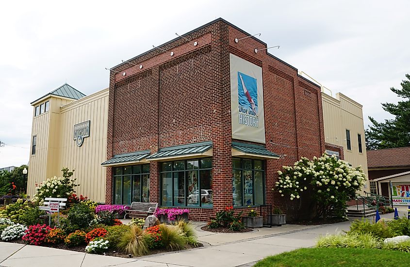 The side view of the Rehoboth Beach Museum in the summer. Editorial credit: Khairil Azhar Junos / Shutterstock.com