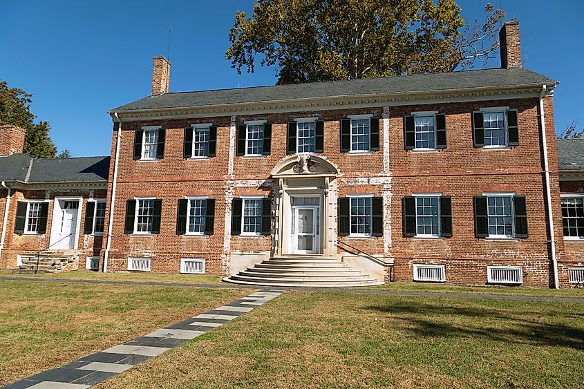 Chatham Manor, Fredericksburg, Virginia, USA.