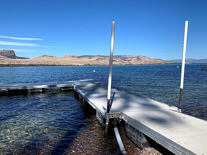 Flathead Lake from Big Arm, Montana.