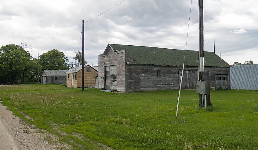 Farmland in Buttzville, North Dakota.