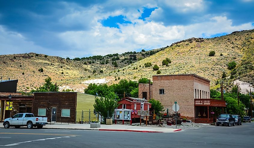 Downtown Eureka, Nevada.