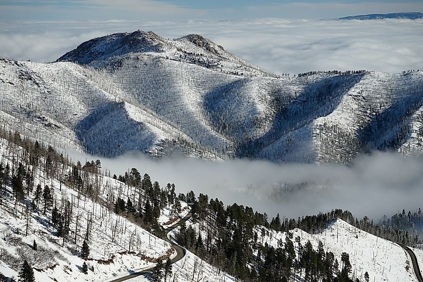 Winter at Ski Apache, New Mexico.