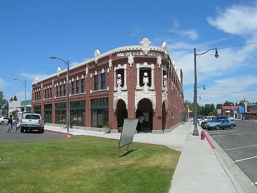 Historic Wilson Theatre in Rupert, Idaho.