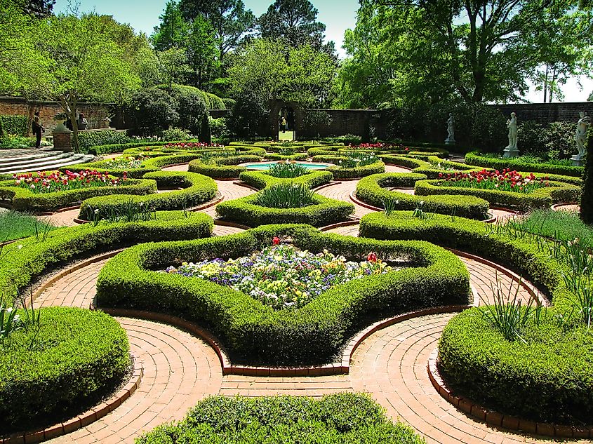 A historic garden in New Bern. 