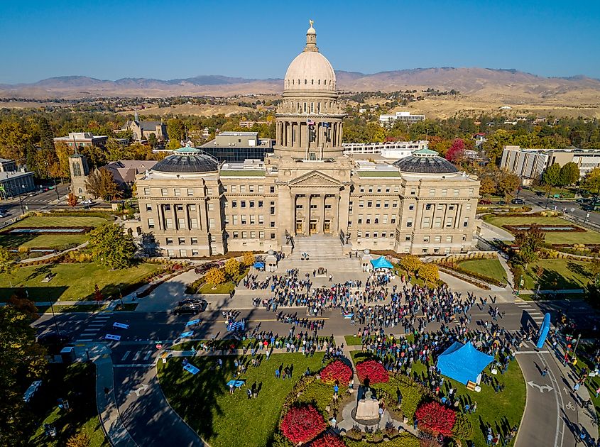 Idaho State Capitol in Boise.