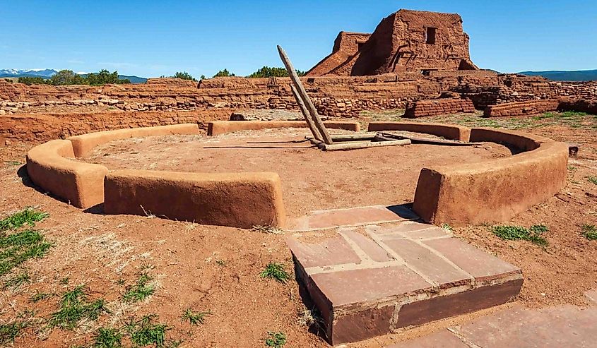 Pecos National Historical Park, New Mexico.