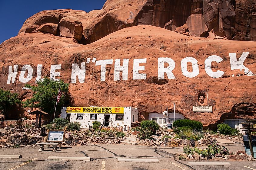 Hole N" The Rock near Moab, Utah.