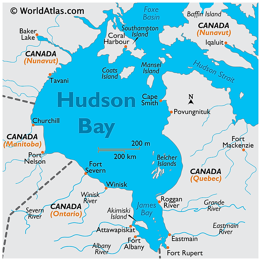 Hudson Bay - WorldAtlas