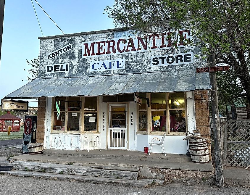 The Merc in Kenton, Oklahoma.