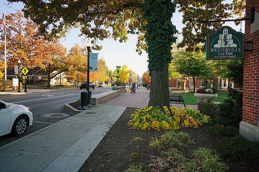 Views of the scenic town of Westerville, Ohio