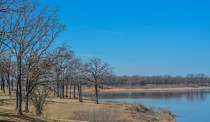 Beautiful view of Lake Texoma's Shoreline