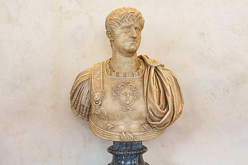 Bust of Nero in Florence, Italy (Editorial credit: Ivan Moreno sl / Shutterstock.com)